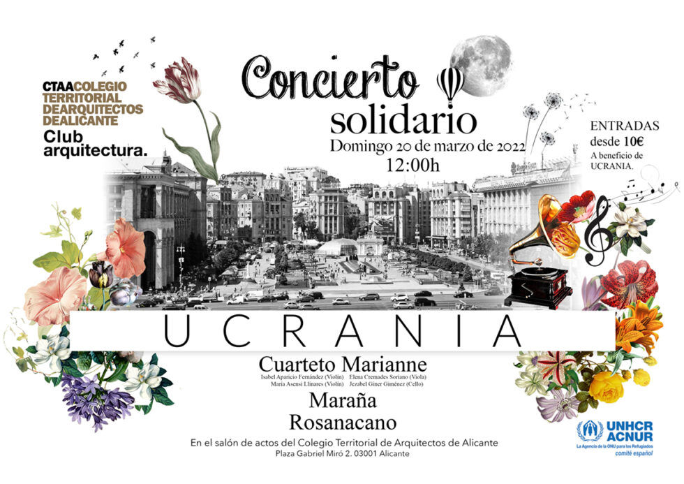 Concierto Solidario Por Ucrania Domingo 20 De Marzo A Las 12h