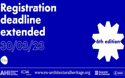 6ª ed. Premio Europeo AHI (Architectural Heritage Intervention)