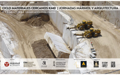 Ciclo Materiales cercanos KM0 JORNADA MÁRMOL Y ARQUITECTURA. 17 y 18 de octubre de 2024