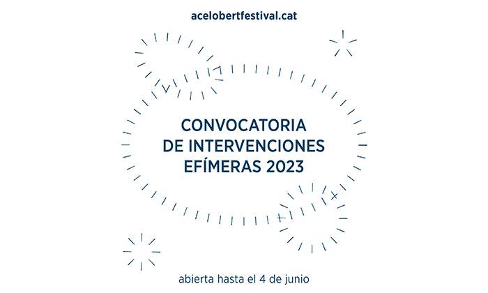 Convocatoria Arquitectura Efímera – Festival A Cel Obert 2023