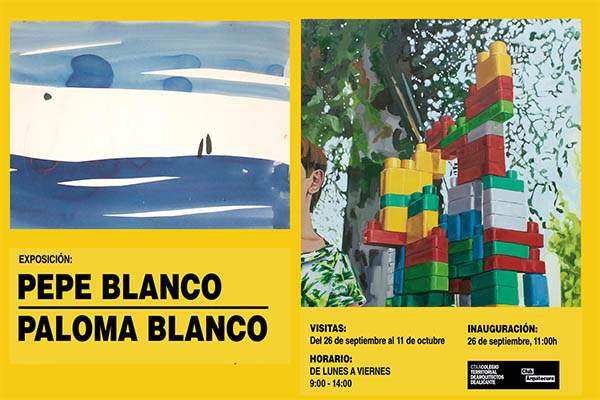 Exposición de la obra plástica del arquitecto Pepe Blanco y su hija Paloma Blanco en Dénia