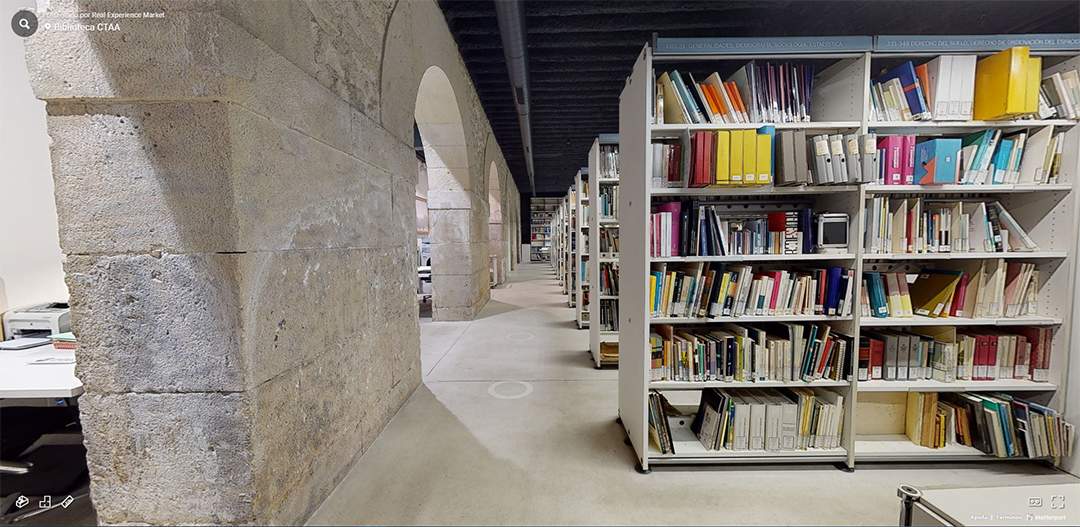 Recorrido virtual Biblioteca CTAA